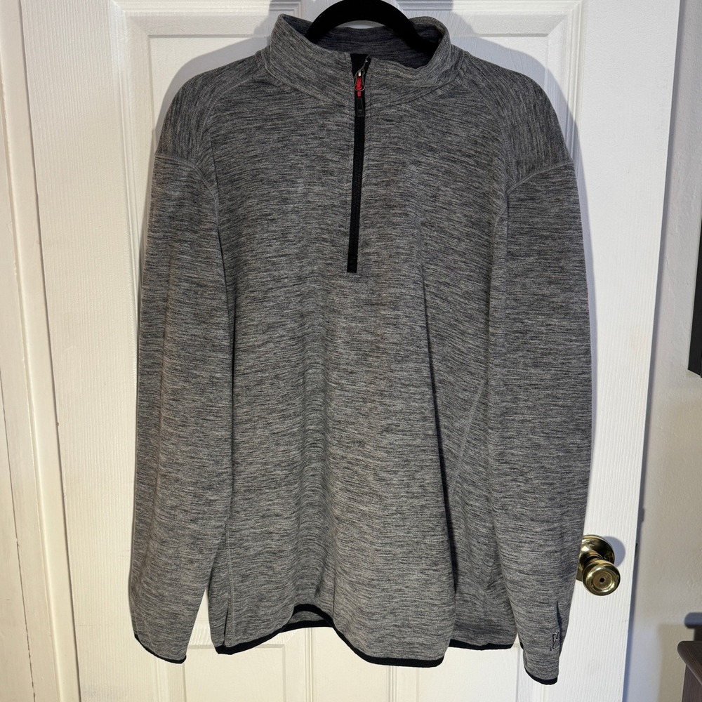 Avalanche Outdoor Supply Co Quarter Zip Pullover Mens Large Gray Activewear